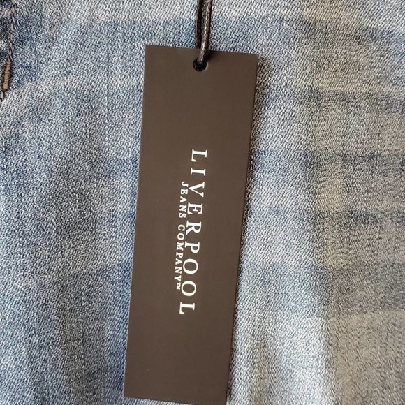 LIVERPOOL the crop boyfriend distressed stretch capri jeans plus size 20 NEW!!!! - Picture 7 of 10